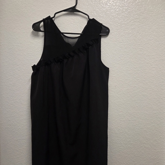 Halogen Black Sleeveless Midi Dress - Picture 2 of 3